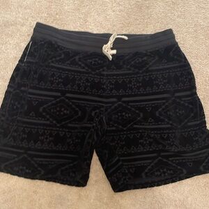 Chubbies Velour Black Shorts 7” XL